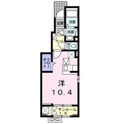 プリムローズ　ＫＳ２の物件間取画像